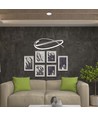 48W LED pendel, hvitt sirkel design - Dimmbar, 5150lm, IP20, justerbar høyde 80-120cm