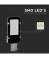50W LED gatelykt med Samsung chip - 94lm/W, IP65, 5 års garanti, veilys