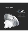 GU10 12W dimbar AR111 LED pære - RA90, 4000K, 40 grader, 1031lm