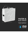 4W kvadratisk LED vegglampe - IP65, hvit, 4000K, 428lm