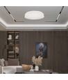 38W LED designer taklampe - Ø40cm, 4000K, hvit kant, inkl. lyskilde