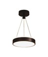12W designer pendel - Ø24cm, 1280lm, sort, 4000K, IP20 innendørs