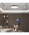 18W LED designer taklampe - Sort, Ø35cm, 4000K, 1280lm, IP20
