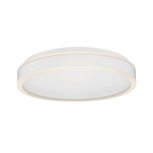 24W LED designer taklampe - Ø40cm, 2500lm, 4000K, hvit, rund