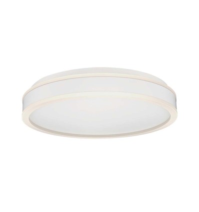24W LED designer taklampe - Ø40cm, 2500lm, 4000K, hvit, rund
