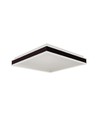18W LED designer taklampe, kvadratisk - Sort, 1490lm, 35x35cm, 4000K, IP20 innendørs