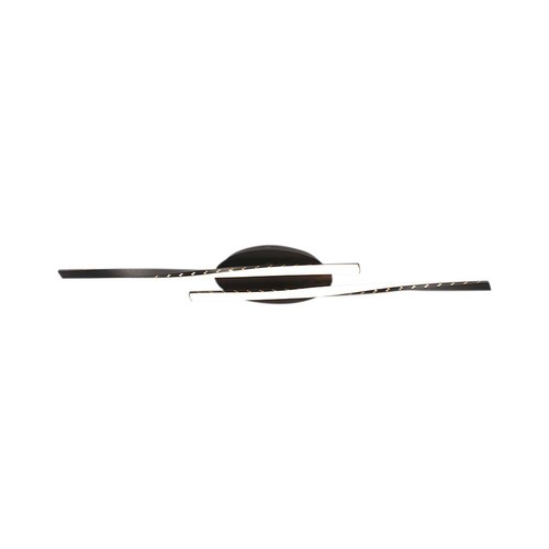 12W LED designer taklampe - 105lm/W, 94,5cm, sort finish, varm hvit, 3000K