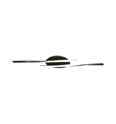 12W LED designer taklampe - 105lm/W, 94,5cm, sort finish, varm hvit, 3000K
