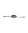 12W LED designer taklampe - 105lm/W, 94,5cm, sort finish, varm hvit, 3000K