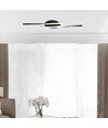 12W LED designer taklampe - 105lm/W, 94,5cm, sort finish, varm hvit, 3000K