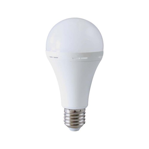 E27 15W LED nødlyspære med batteri - A90, 4000K, 3,5-4,5 timers batteritid, kan brukes som lommelykt