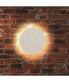 12W LED vegglampe, 3-i-1 CCT dimbar - 1200lm, IP65, sort/hvit, 16x16cm, inkl. lyskilde
