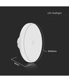 12W LED vegglampe, 3-i-1 CCT dimbar - 1200lm, IP65, sort/hvit, 16x16cm, inkl. lyskilde