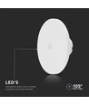 12W LED vegglampe, 3-i-1 CCT dimbar - 1200lm, IP65, sort/hvit, 16x16cm, inkl. lyskilde