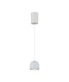 LED hengelampe Ø100 - 3000K, lys hvit, hus