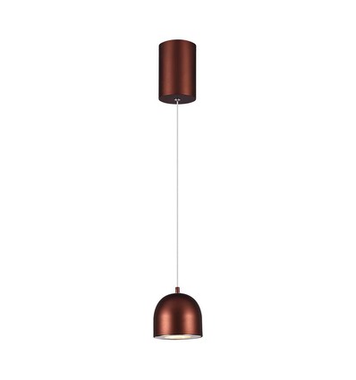 8,5W LED designer pendel - Ø100mm, brun, 3000K, 850lm, IP20