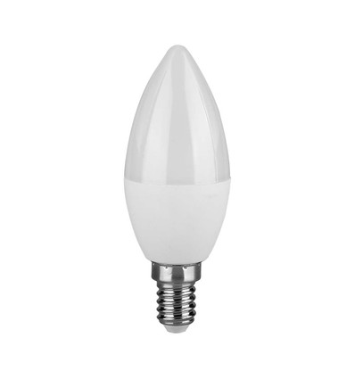 3,7W LED kronelyspære E14 - Plast, Samsung Chip, C37