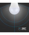 V-Tac 3,7W E27 LED pære - Samsung Chip, G45
