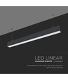 40W dimbar LED nedhengt takarmatur - 120cm, UGR 19