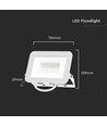 30W LED lyskaster - Samsung LED chip, arbeidslampe, hvit, IP65 utendørs