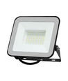 50W LED lyskaster med Samsung Chip - 100lm/W, IP65, grå kropp, 6500K, utendørs
