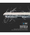 120cm 36W vanntett komplett LED armatur med sensor - 120lm/W, IP65, 6500K, kald hvit