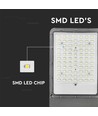 20W LED solcelle gatelampe - 2500lm, IP65, 6500K, inkl. solpanel og monteringsbrakett