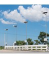 30W Solcelle LED gatelampe - Bridgelux chip, 3000lm, IP65, inkl. solpanel og sensor