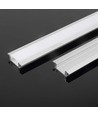 Monteringssett med diffuser - LED-stripe, 2000x24,7x7mm
