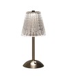 2,4W oppladbar LED bordlampe - Touch dimbar, 3-i-1 CCT, USB-C, Nickel Sand