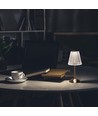 2,4W oppladbar LED bordlampe - Touch dimbar, 3-i-1 CCT, USB-C, Nickel Sand