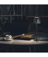 1,5W oppladbar LED bordlampe, sort - 150lm, 3-i-1 CCT, touch dimbar, 5V, inkl. batteri