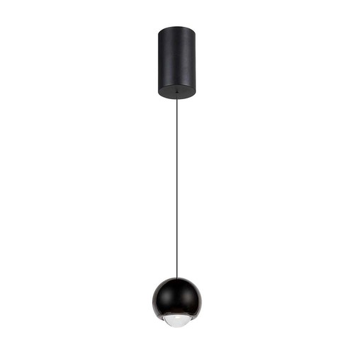 5W pendellampe, sort - 500lm, 3000K, klokkeformet, justerbar