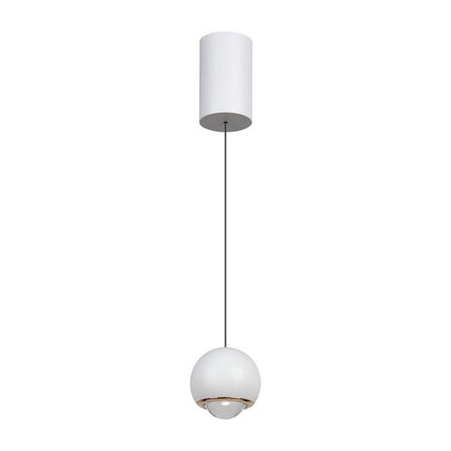 5W LED pendel, hvit - Klokkeformet, 500lm, 3000K, 60 grader, IP20