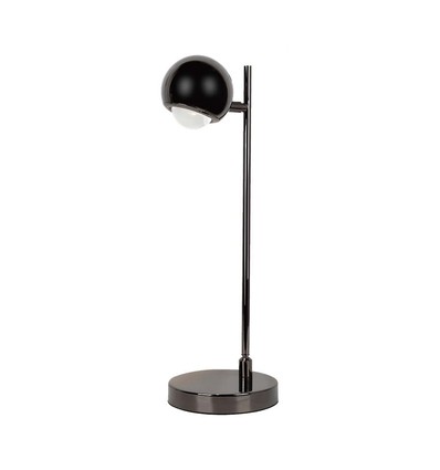 6W LED bordlampe i sort metall - 500lm, 3000K, IP20 innendørs, høyde 44,5cm