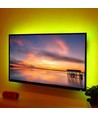 1m USB RGB LED-strip til TV og PC - Inkl. kontroller og fjernkontroll, 60 LED pr. meter