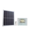 40W LED solcelle lyskaster - IP65, 6400K, hvit kropp, utendørs