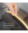 5m 18W/m LED strip, 240 LED pr. meter - 12V, IP20, 2835 SMD, dimbar