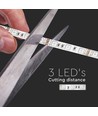 5m 12W/m RGB LED strip - 24V, 120 LED pr. meter, IP20, 8mm bredde