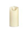 Ø5,3cm LED blokklys, 12,5cm høy - 2700K, batteridrevet, varm hvit, flammeløst hyggelys