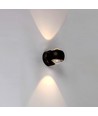 10W LED vegglampe - Sort, 3000K, 13,5x10 cm, innendørs, inkl. lyskilde
