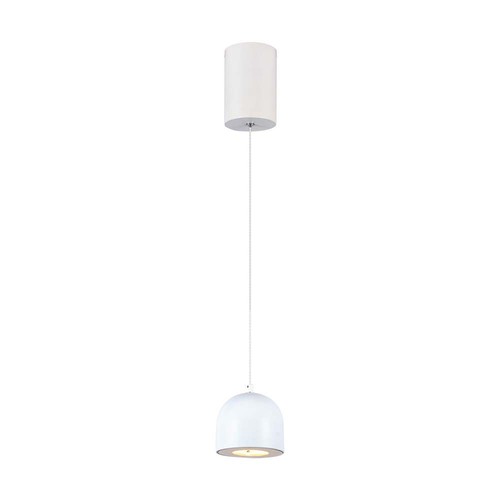 8,5W LED pendel - Ø10cm, hvit, touch on/off, 3000K, inkl. lyskilde