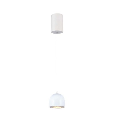 8,5W LED pendel - Ø10cm, hvit, touch on/off, 3000K, inkl. lyskilde