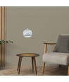 8,5W LED pendel / hengelampe - Ø12-18cm, hvit, touch on/off, 3000K, inkl. lyskilde