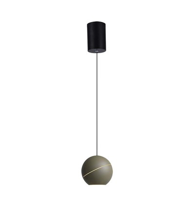 8,5W LED pendel, Ø12cm - Champagne gull, touch on/off, 3000K, inkl. lyskilde