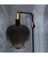 4W Epleformet pære E27 - Kulltråd svart glass 300°