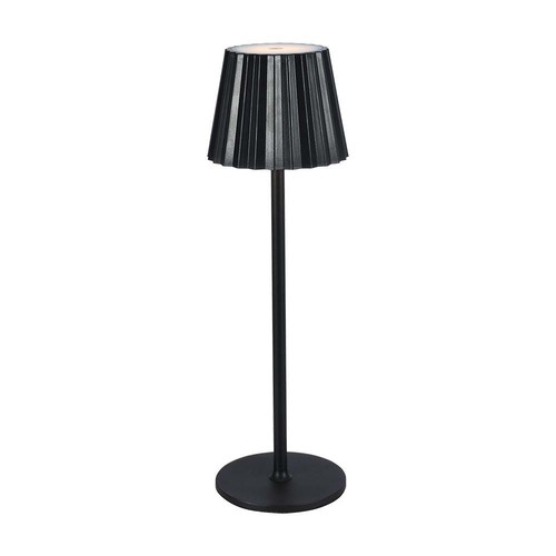 1,5W oppladbar LED bordlampe, CCT - Touch dimbar, USB-C, sort, høydejusterbar