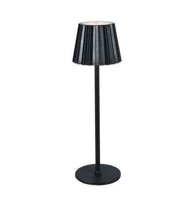 1,5W oppladbar LED bordlampe, CCT - Touch dimbar, USB-C, sort, høydejusterbar