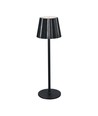 1,5W oppladbar LED bordlampe, CCT - Touch dimbar, USB-C, sort, høydejusterbar
