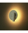 3W + 6W LED hotell vegglampe med lesearm - Hvit, 3000K, on/off knapper, CREE LED